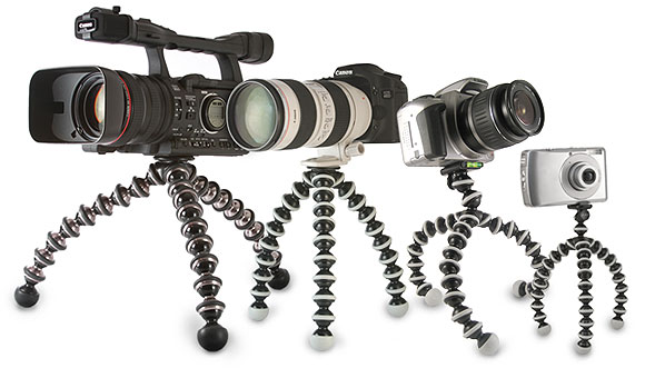 Joby Gorillapod family of flexible tripods