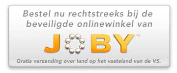 Bestel nu Bestel nu rechtstreeks via de beveiligde onlinewinkel van JOBY Gratis verzending over land op het vasteland van de VS.